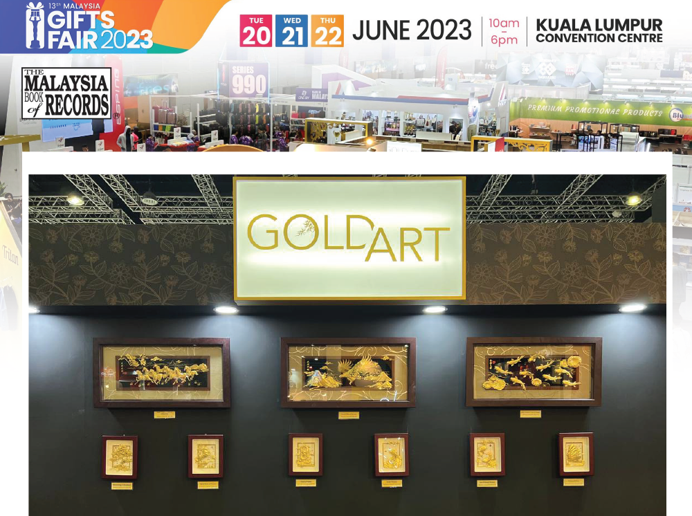 Gold Art at the Malaysian Gift Fair 2023